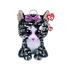 Ty Fashion Sequin Cat Kiki Plush Backpack 95020