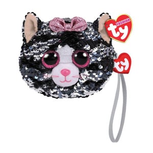 Fashion Sequin Cat Kiki Wristlet 95220