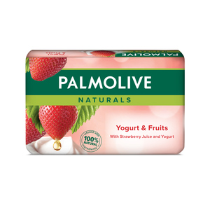 Palmolive Naturals Bar Soap With Strawberry Juice And Yogurt 90g