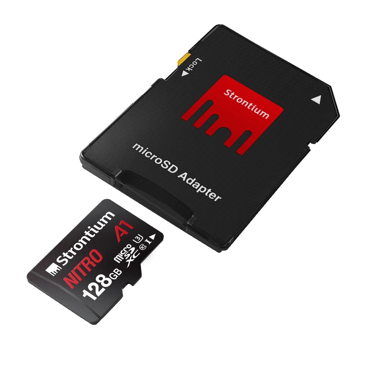 Strontium Micro SD Card With Adaptor SRN128GTFU3A 128GB