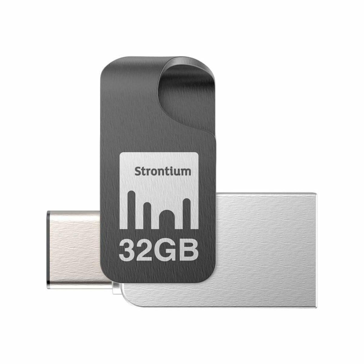 Strontium Dual Flash Drive SR32GSLOTGCY 32GB