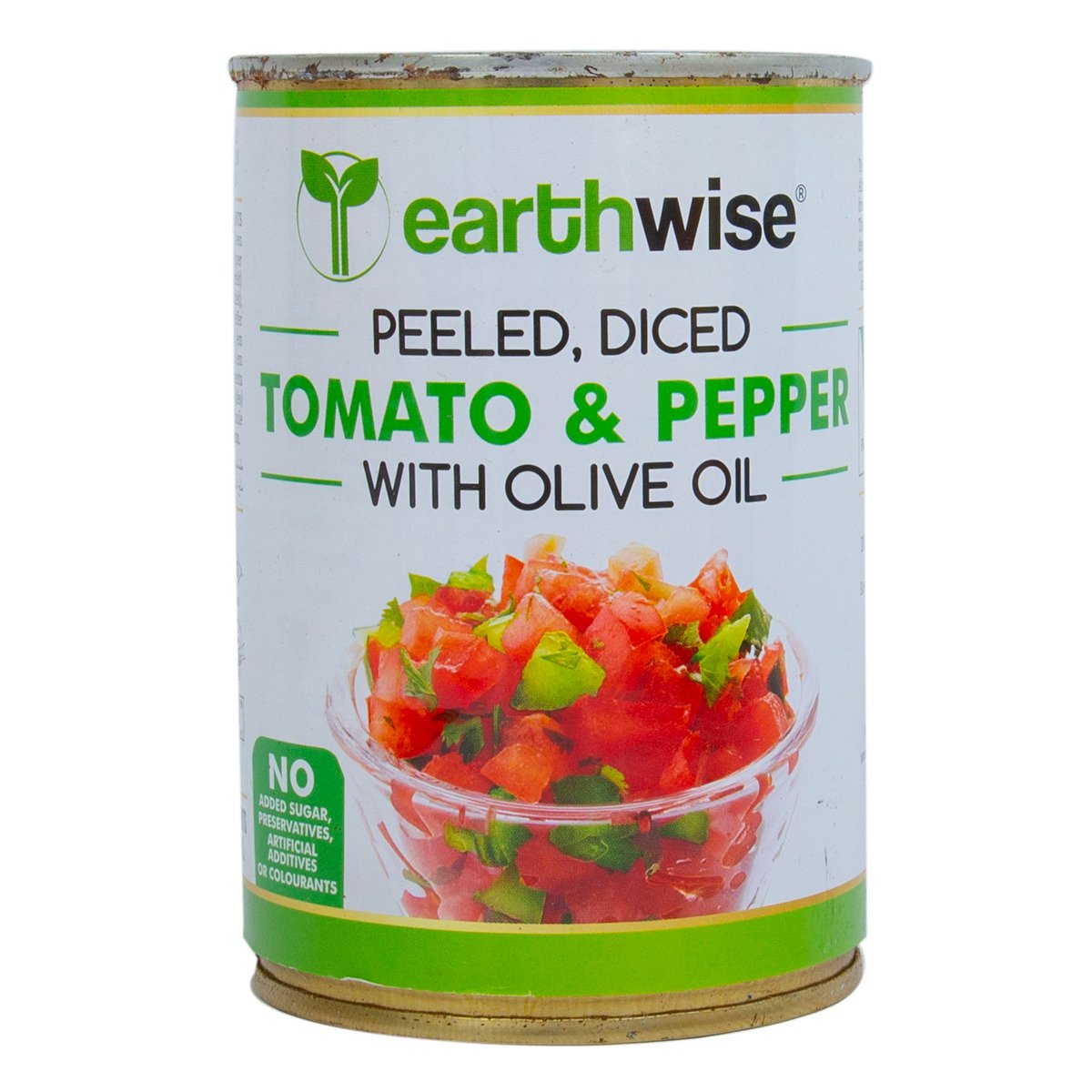 Earthwise Peeled & Diced Tomato & Pepper with Olive Oil 400 g