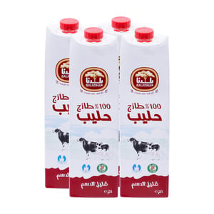Baladna Low Fat Long Life Milk 4 x 1Litre
