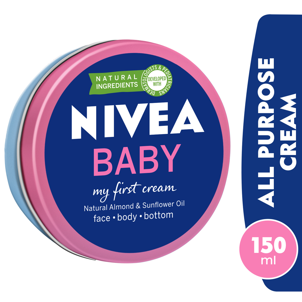 Nivea Baby Natural Almond And Sunflower Oil Cream 150ml
