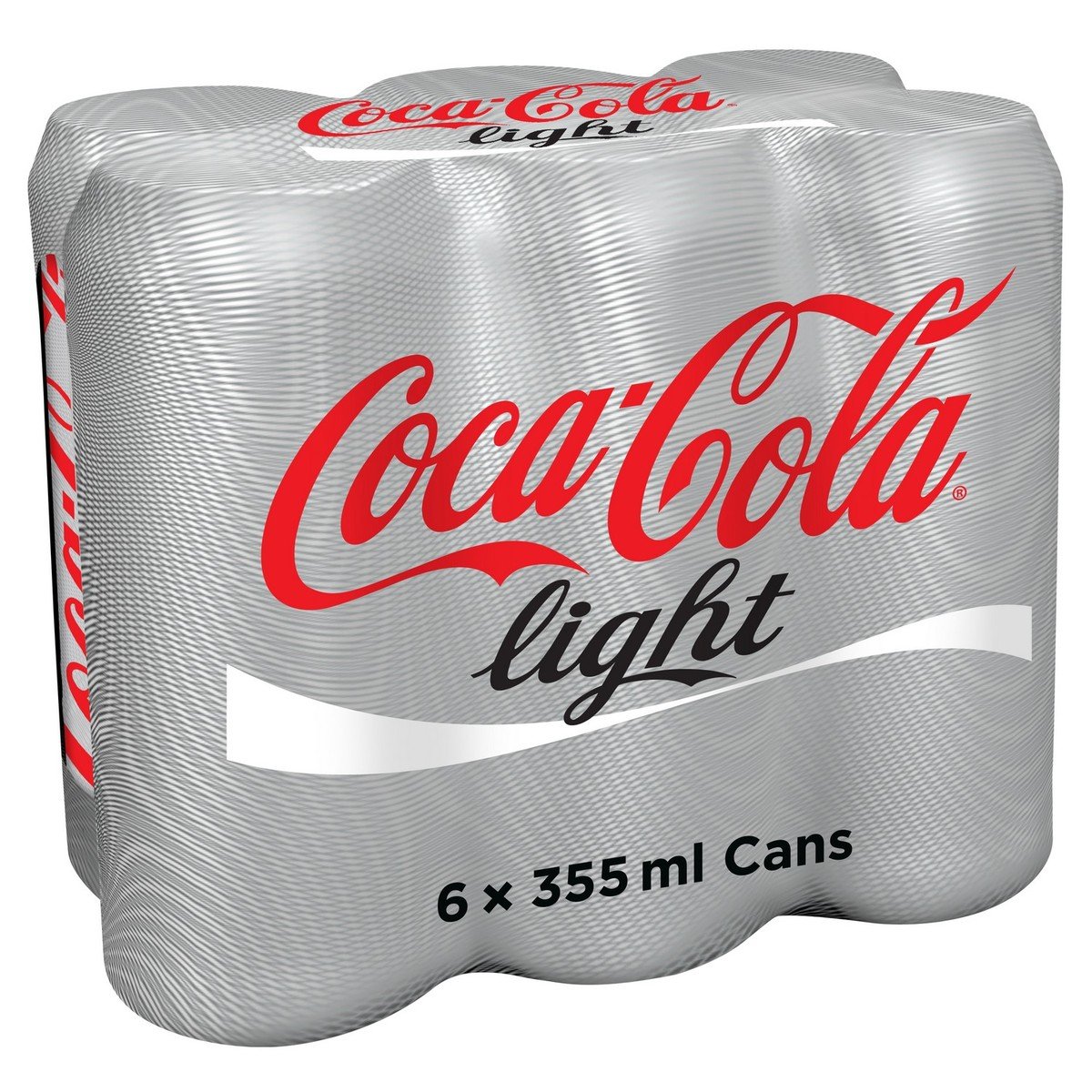 اشتري قم بشراء Coca-Cola Light Can 6 x 355 ml Online at Best Price من الموقع - من لولو هايبر ماركت Cola Can في السعودية