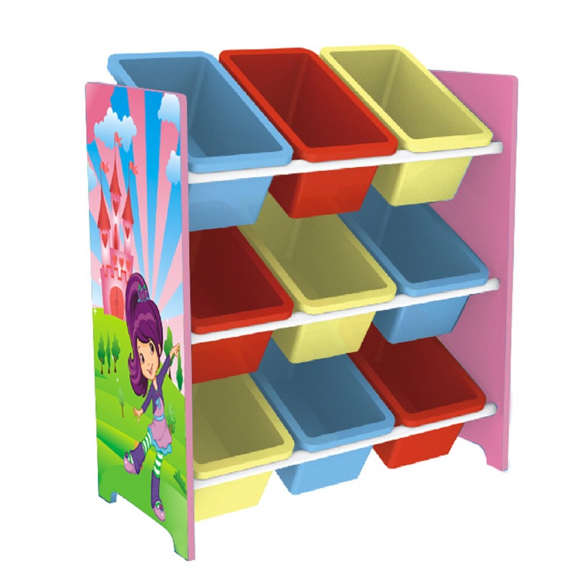 Maple Leaf Kids Toy Cabinet Pink K8016 Size: H63.5xD30xW60cm