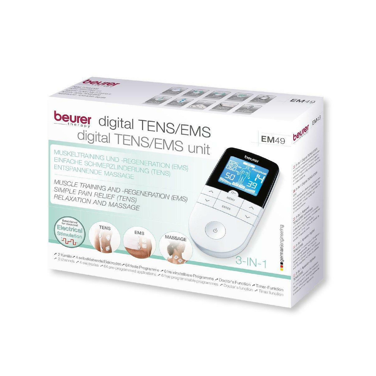 Beurer EM 49 digital TENS/EMS unit For intensive treatment