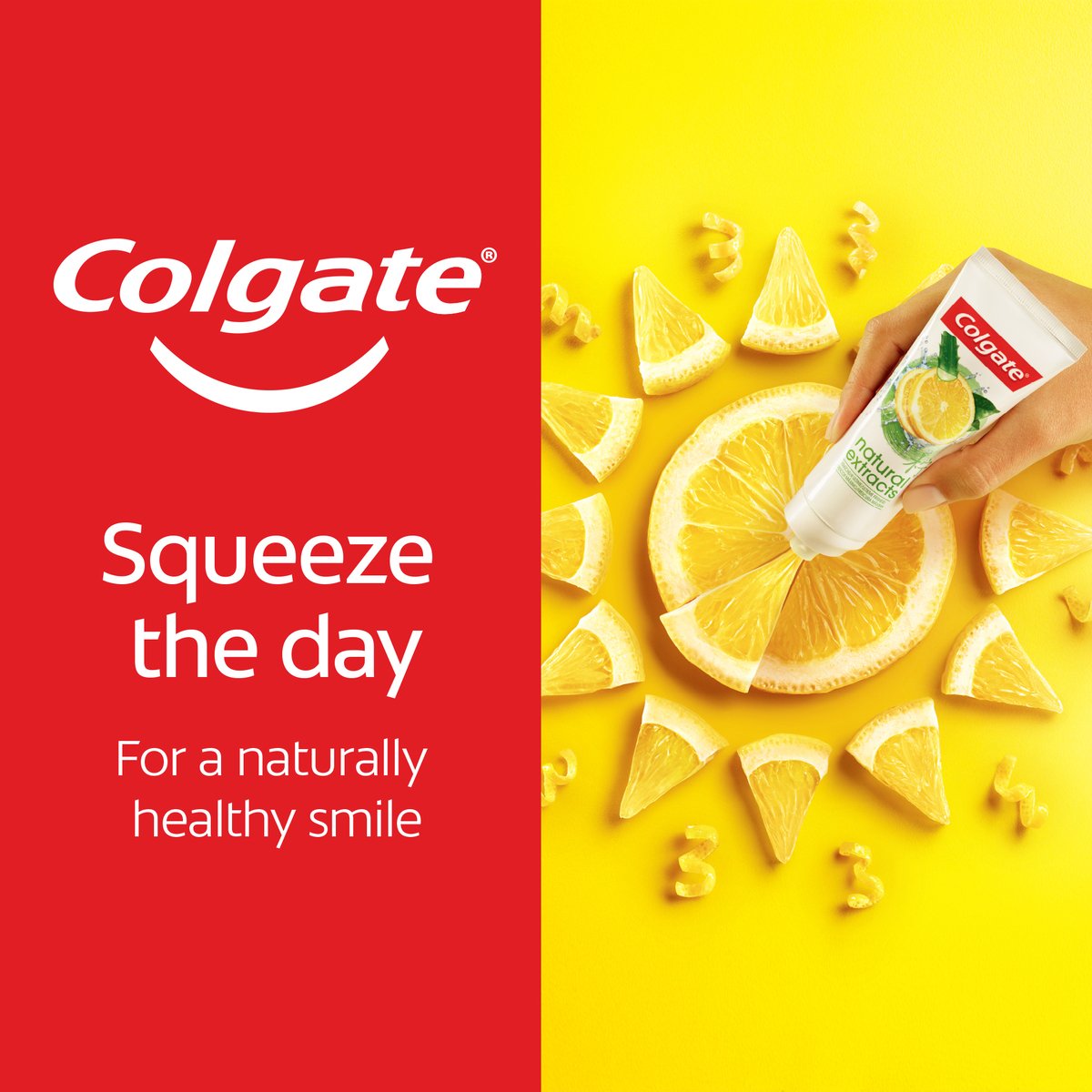 كولجيت معجون أسنان بخلاصة طبيعية فائقة الانتعاش بزيت الليمون والصبار 2 × 75 مل