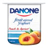 Danone Fruit Stirred Yoghurt Peach & Apricot Full Fat 120 g