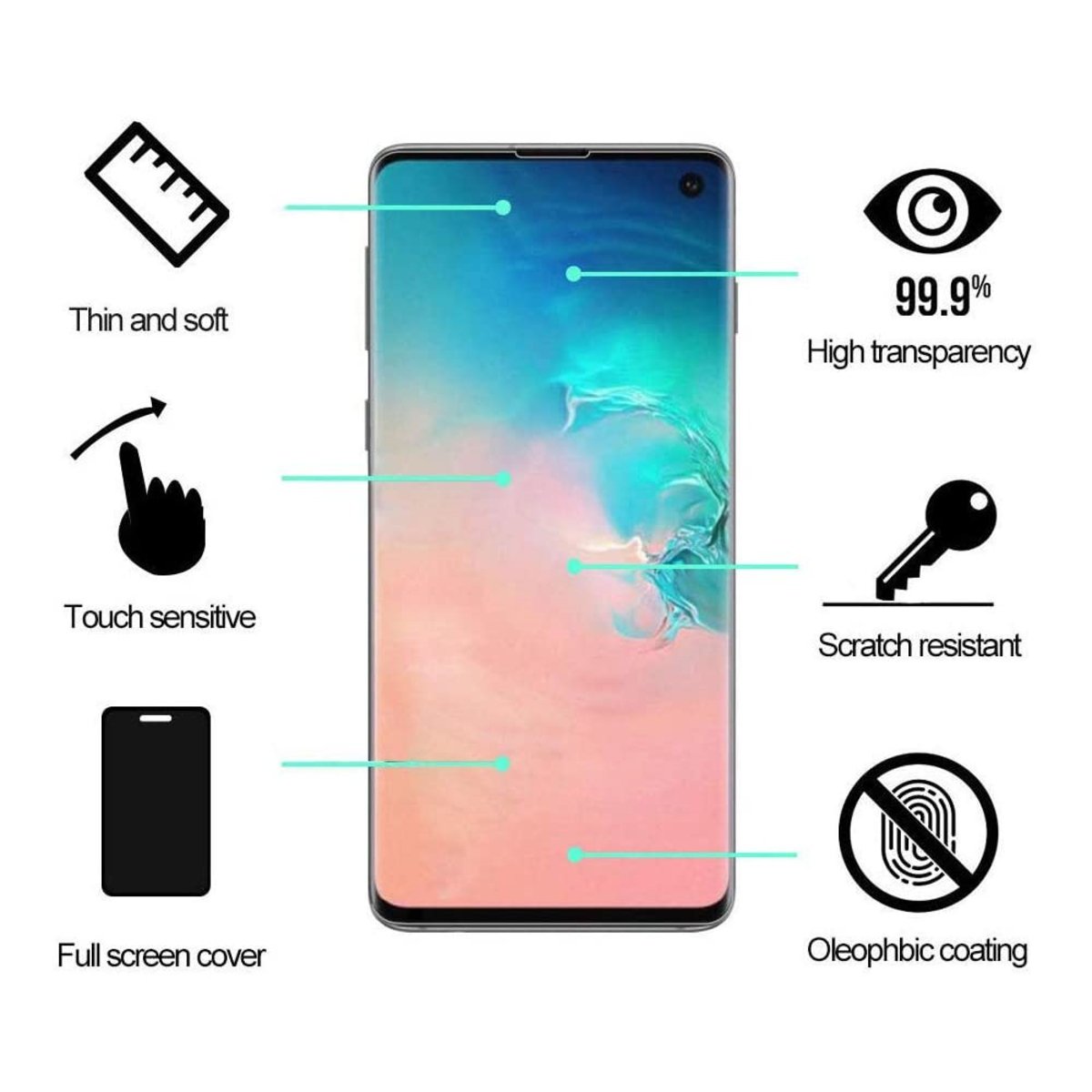 Trands S10 Screen Protector Tempered Glass SP2963
