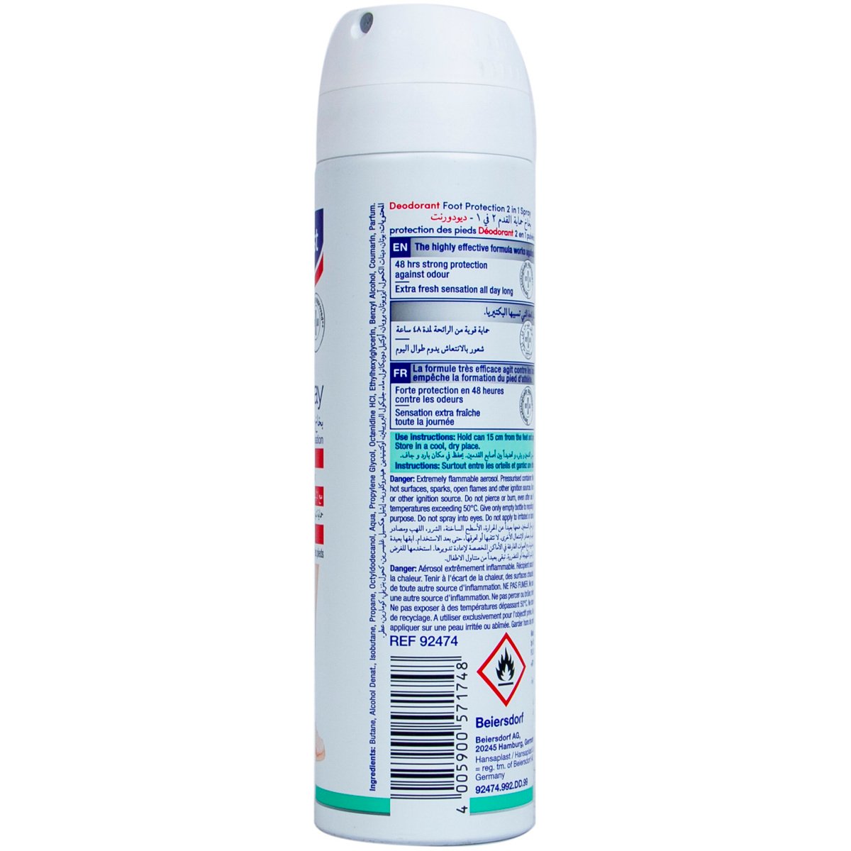 Hansaplast Foot Protection 2 In 1 Spray 150 ml