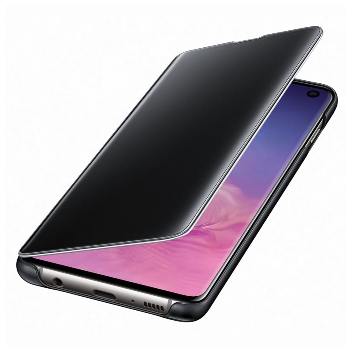 Samsung Galaxy S10 Clear view Book-Cover Black ZG973CB