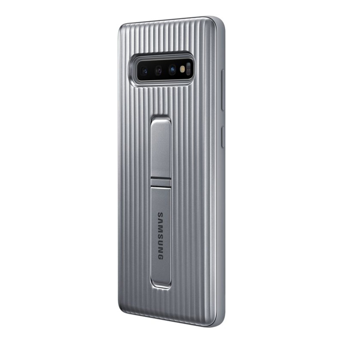Samsung Galaxy S10 Plus Protective stand Cover Silver RG975CS
