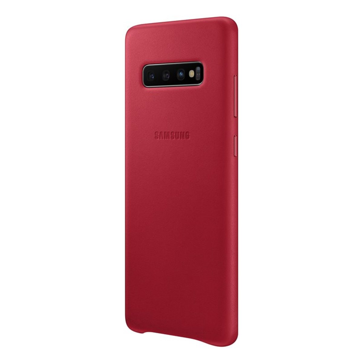 Samsung Galaxy S10 Plus Leather Book Cover Red VG975LR