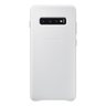 Samsung Galaxy S10 Plus Leather Book Cover White VG975LW