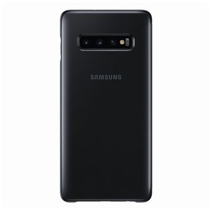 Samsung Galaxy S10 Plus Clear View Book-Cover Black ZG975CB