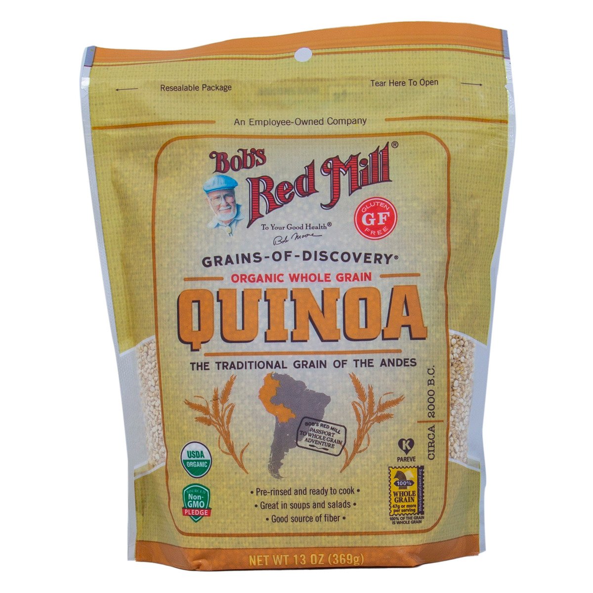 Bob's Red Mill Organic Whole Grain Quinoa 369g