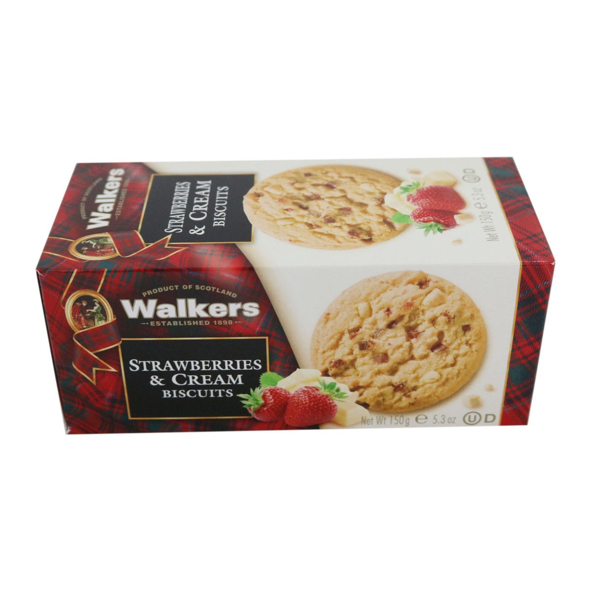 Walkers Strawberry Cream Biscuit 150g