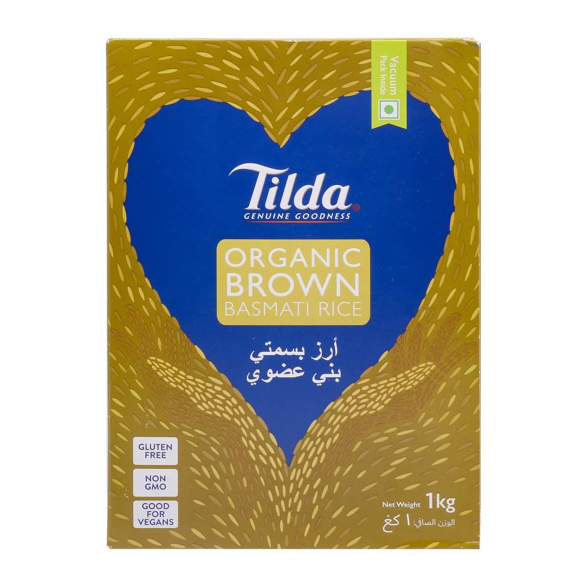 Tilda Organic Brown Basmati Rice 1 kg