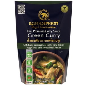 Blue Elephant Thai Premium Green Curry Sauce 300g