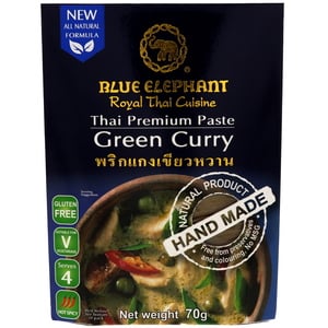 Blue Elephant Thai Premium Green Curry Paste 70g