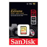 SanDisk Extreme 256GB SDXC Memory Card up to 150MB/s, UHS-I, Class 10, U3, V30