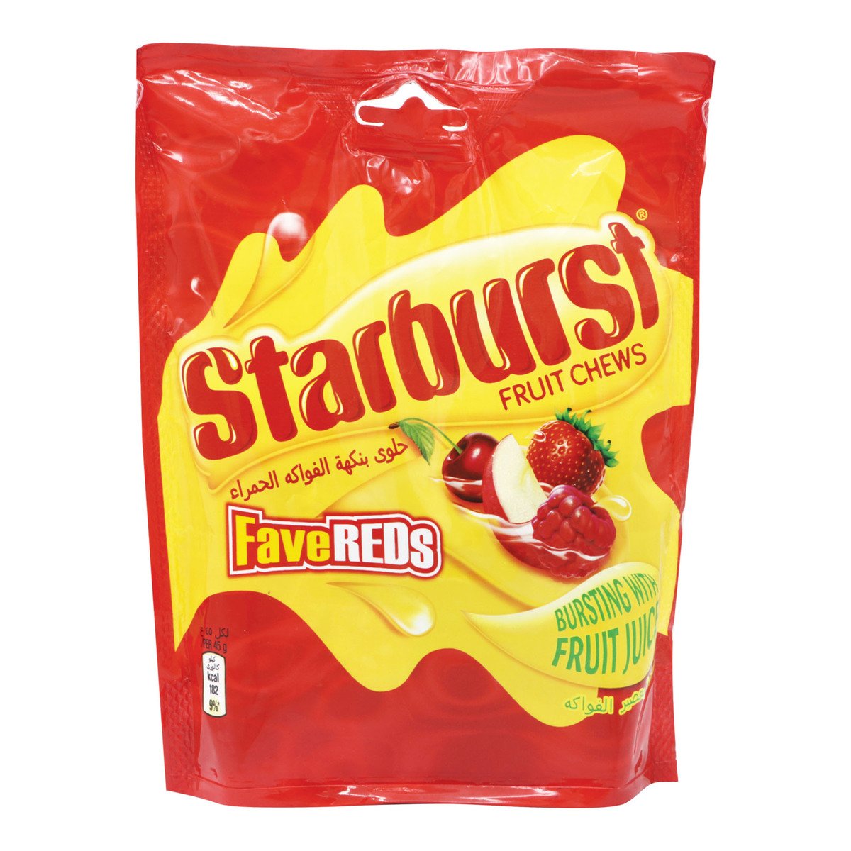 Buy Starburst Fruit Chews Fave Reds, 165 g Online at Best Price | Candy Bags | Lulu KSA in Saudi Arabia