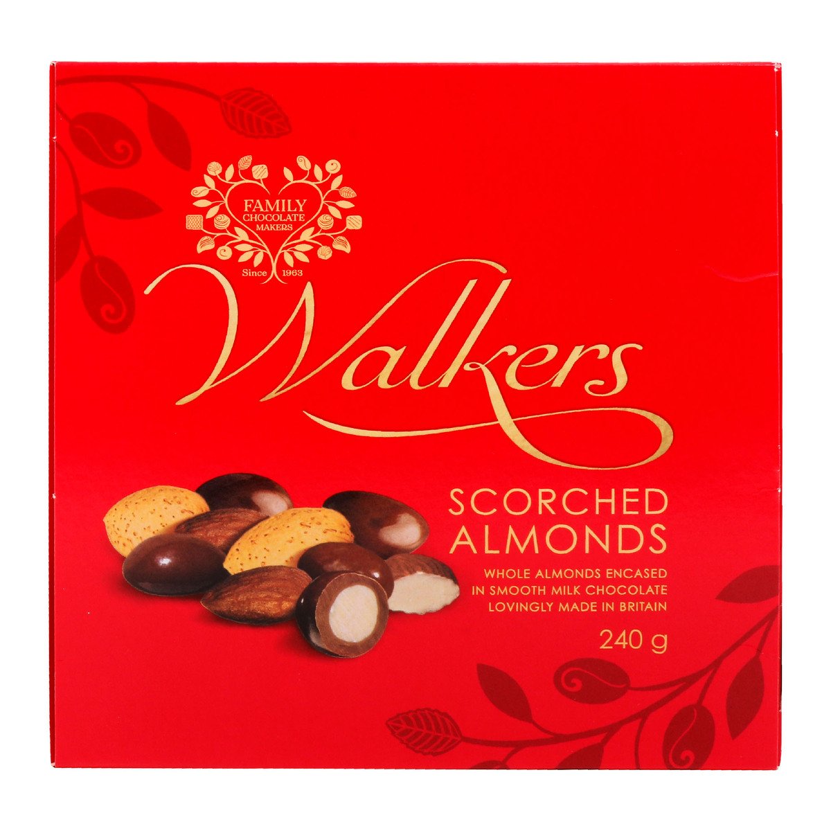 Walkers Scorched Almonds Milk Chocolate 240g