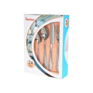 Chefline Stainless Steel Cutlery Set 24pcs FT-1534
