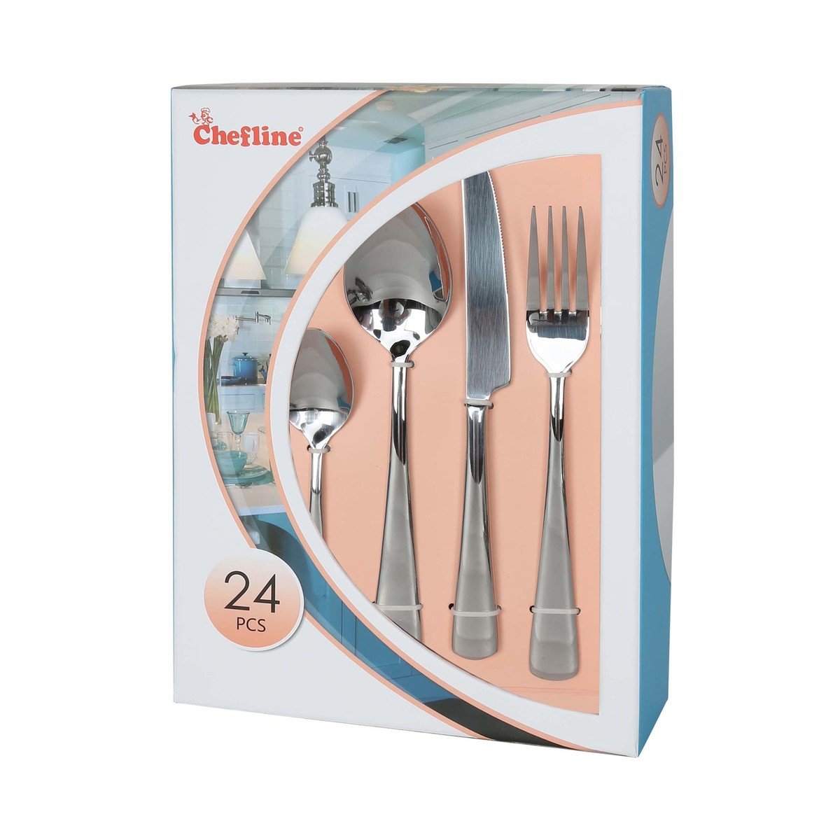 Chefline Stainless Steel Cutlery Set 24pcs FT-1571