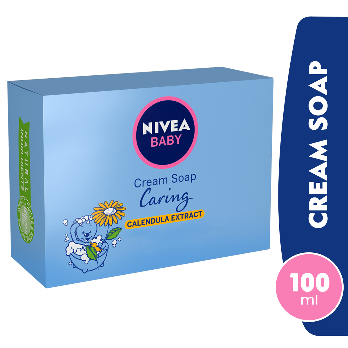Nivea Baby Caring Cream Soap Calendula Extract 100 g