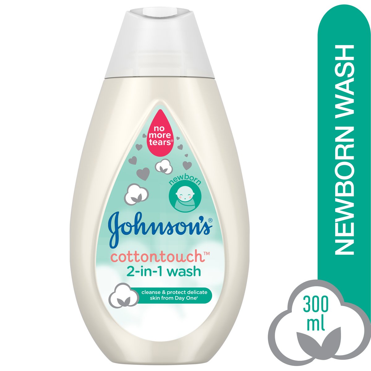 Johnson's Cottontouch 2 In 1 Wash 300ml