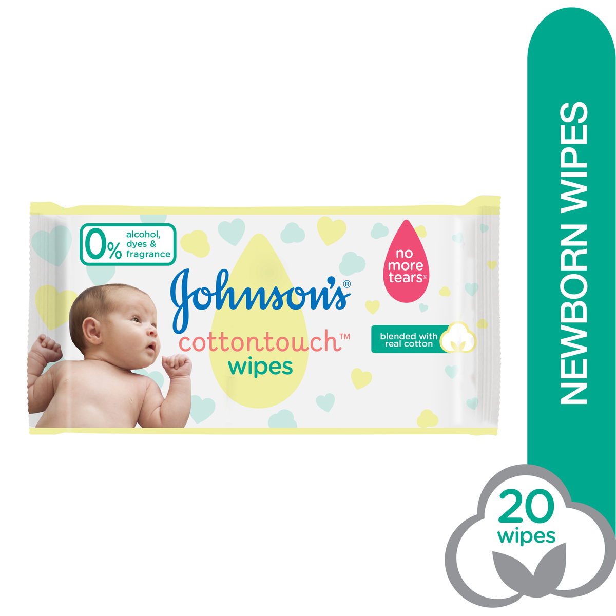 Johnson's Wipes Cottontouch Extra Sensitive 20pcs