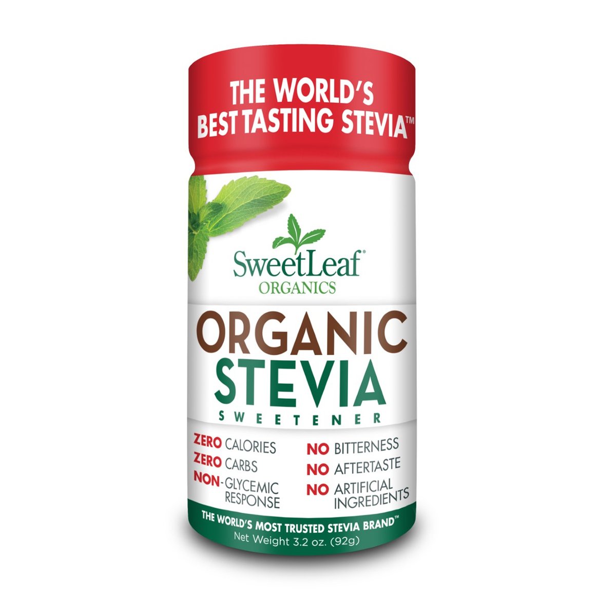 Sweet Leaf Organic Stevia Sweetener 92g