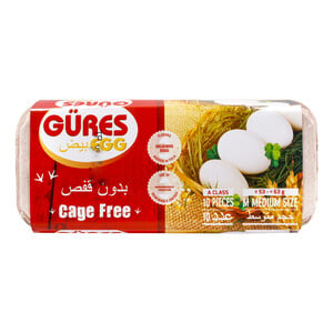 Gures Cage Free Eggs Medium 10pcs
