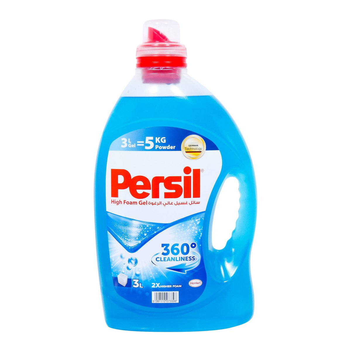 Persil Detergent Gel High Foam Top Load 3Litre