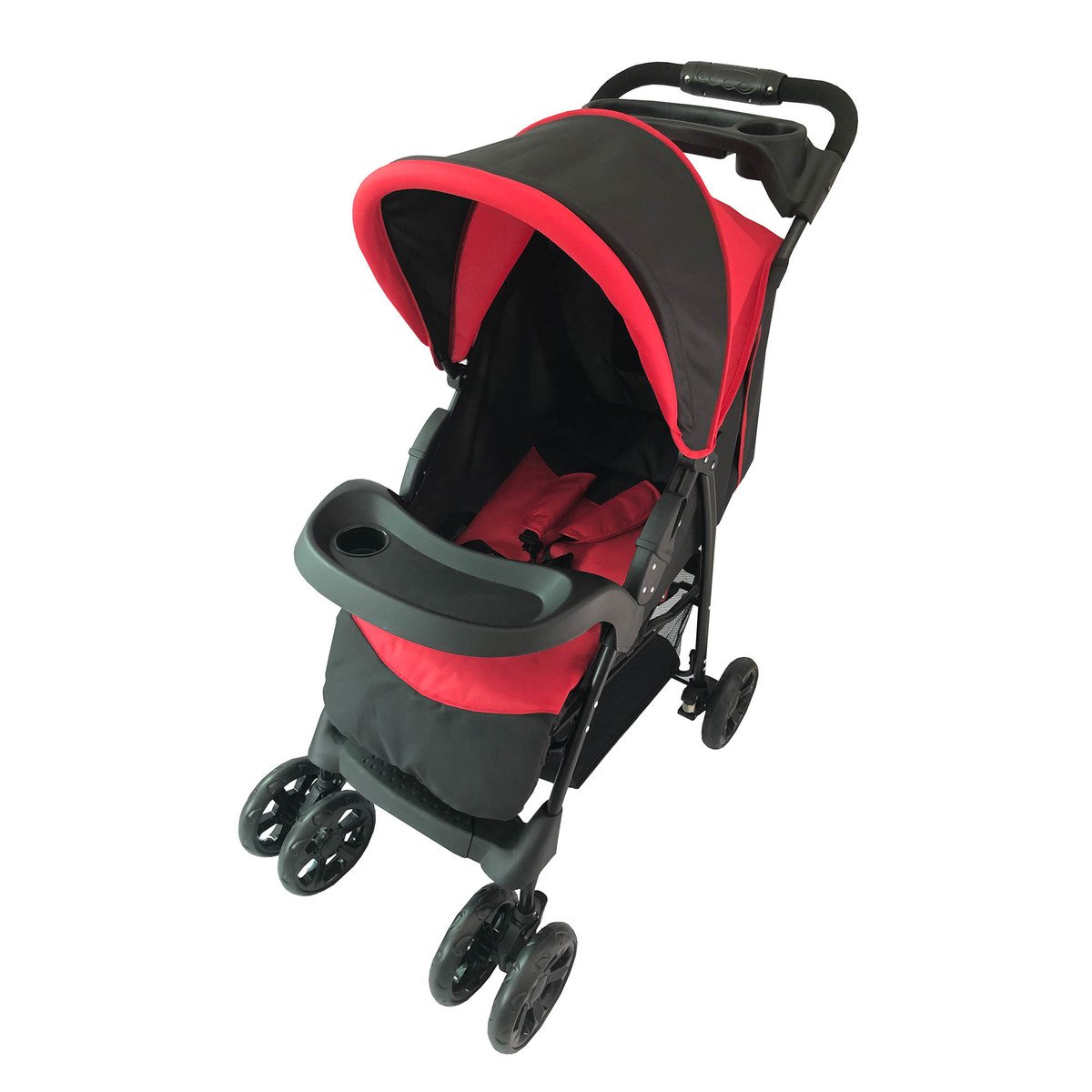 First Step Baby Stroller 301-FA Red