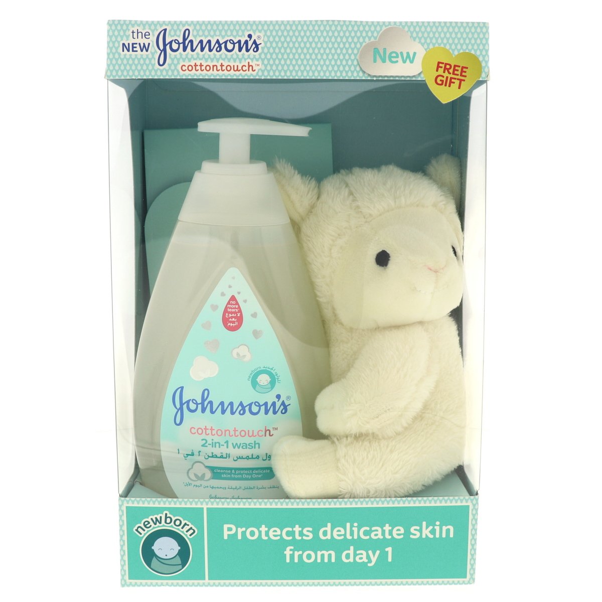 Johnson's Baby Cotton Touch 500 ml + Free Gift