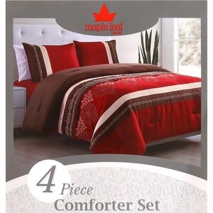 Maple Leaf ComforterSet-4s King  19