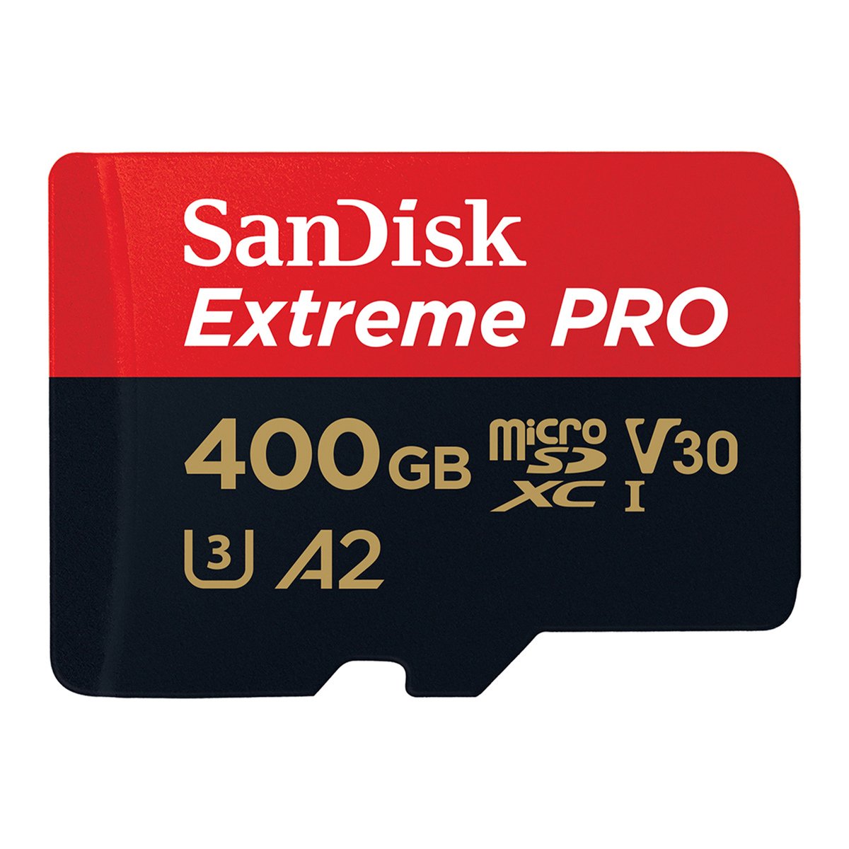 Extreme Pro microSDXC 400GB + SD Adapter + Rescue Pro Deluxe 170MB/s A2 C10 V30 UHS-I U4