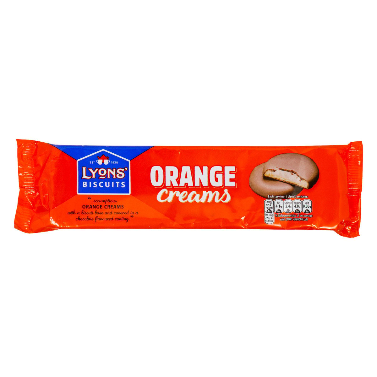 Lyons Biscuits Orange Creams 104g