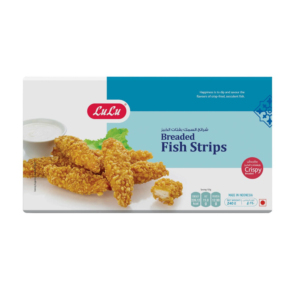 LuLu Breaded Fish Strips 240 g