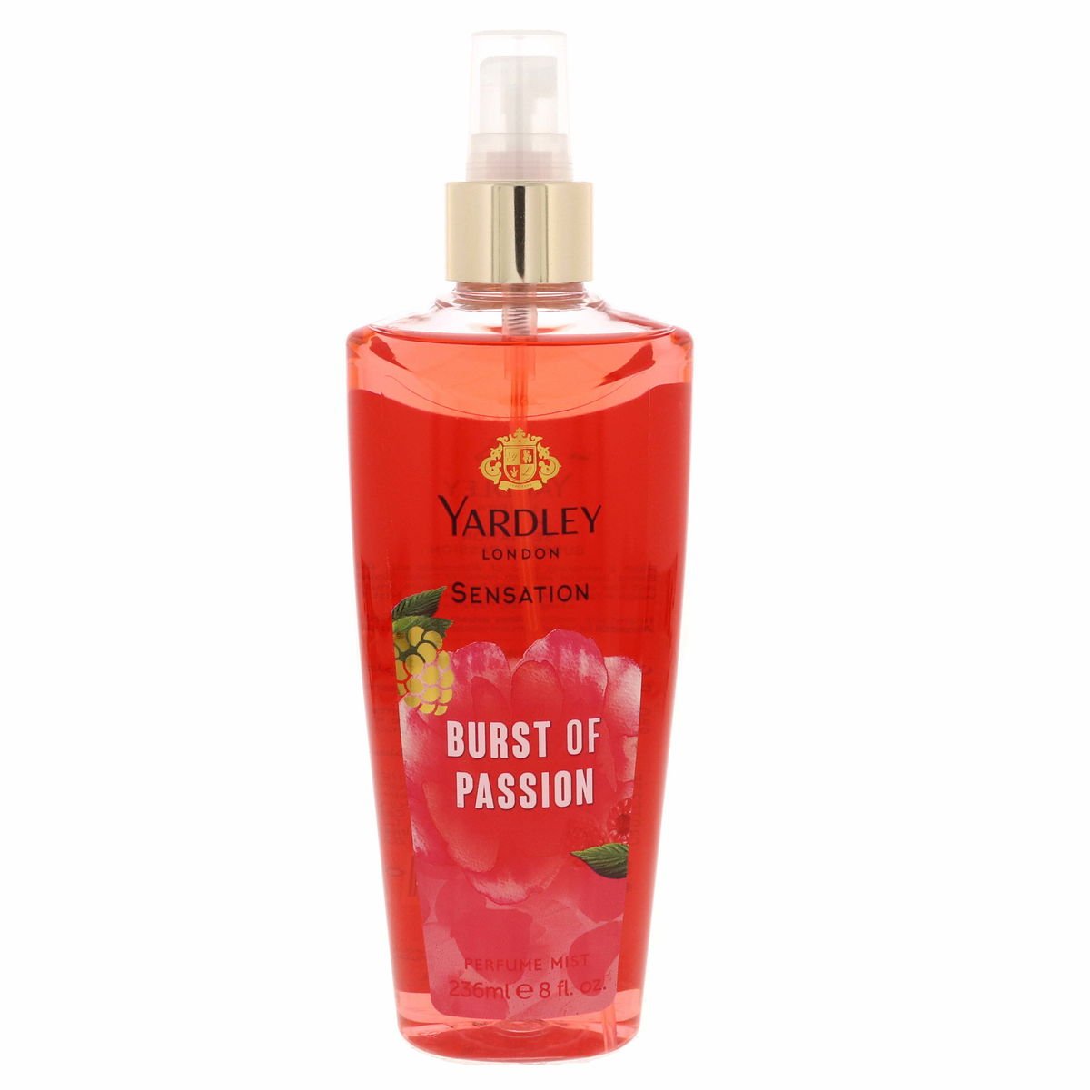 Yardley Sensation Burst Of Passion Perfume Mist 236 ml