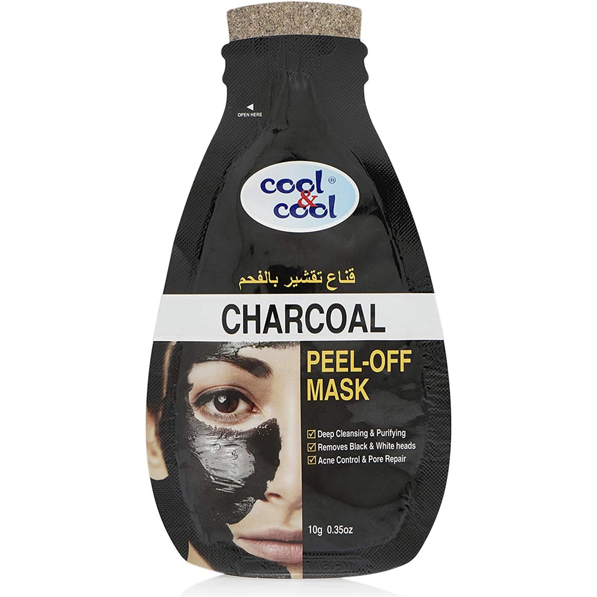 Cool & Cool Charcoal Peel Off Mask 10 g