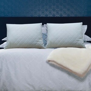 White Home Quilted Pillow 50x75cm 1pc