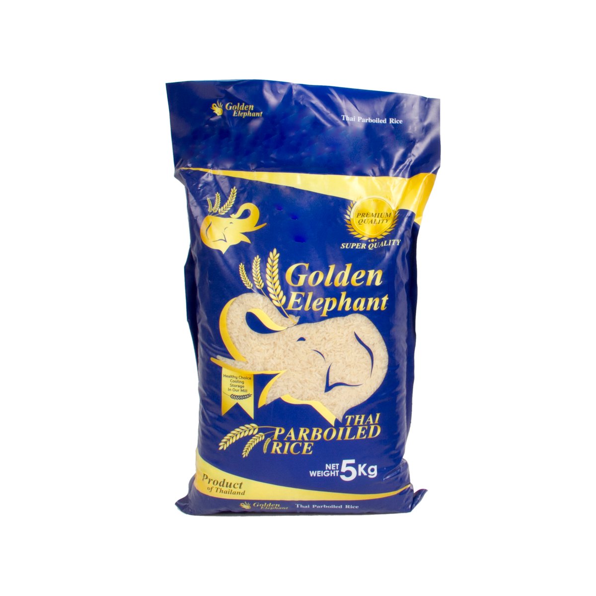 Golden Elephant Thai Parboiled Rice 5 kg