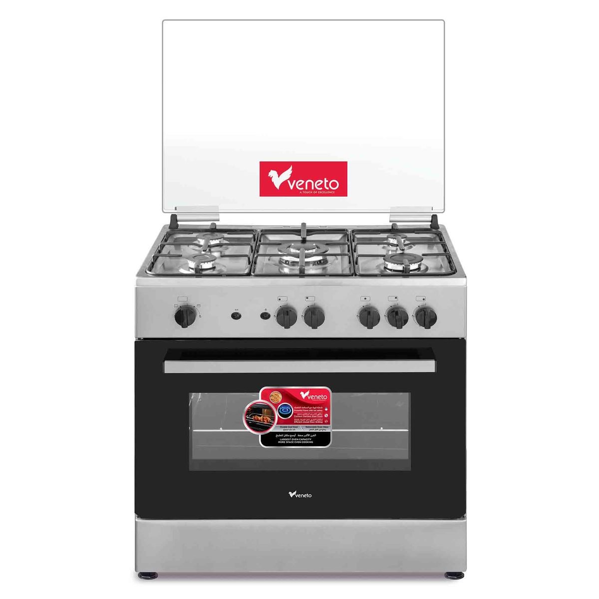 Veneto Cooking Range C3X85G5VC.VN 80x55 5Burner