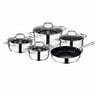 Bergner Stainless Steel Induction Cookware Set 9pcs BG4391