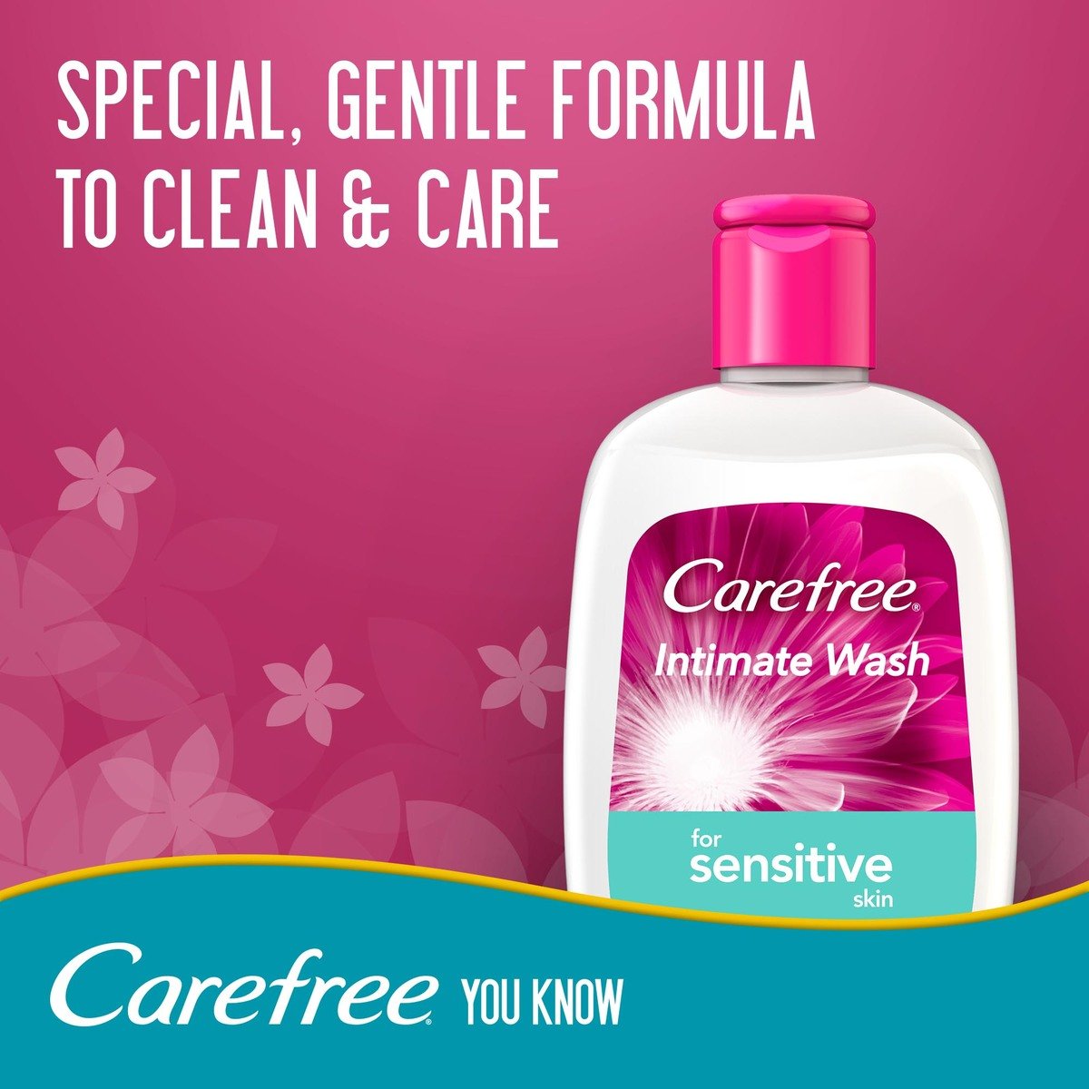Carefree Intimate Wash Sensitive 200ml