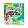Baby Joy Compressed Diamond Diaper Junior Size 5 14-25 kg 80pcs